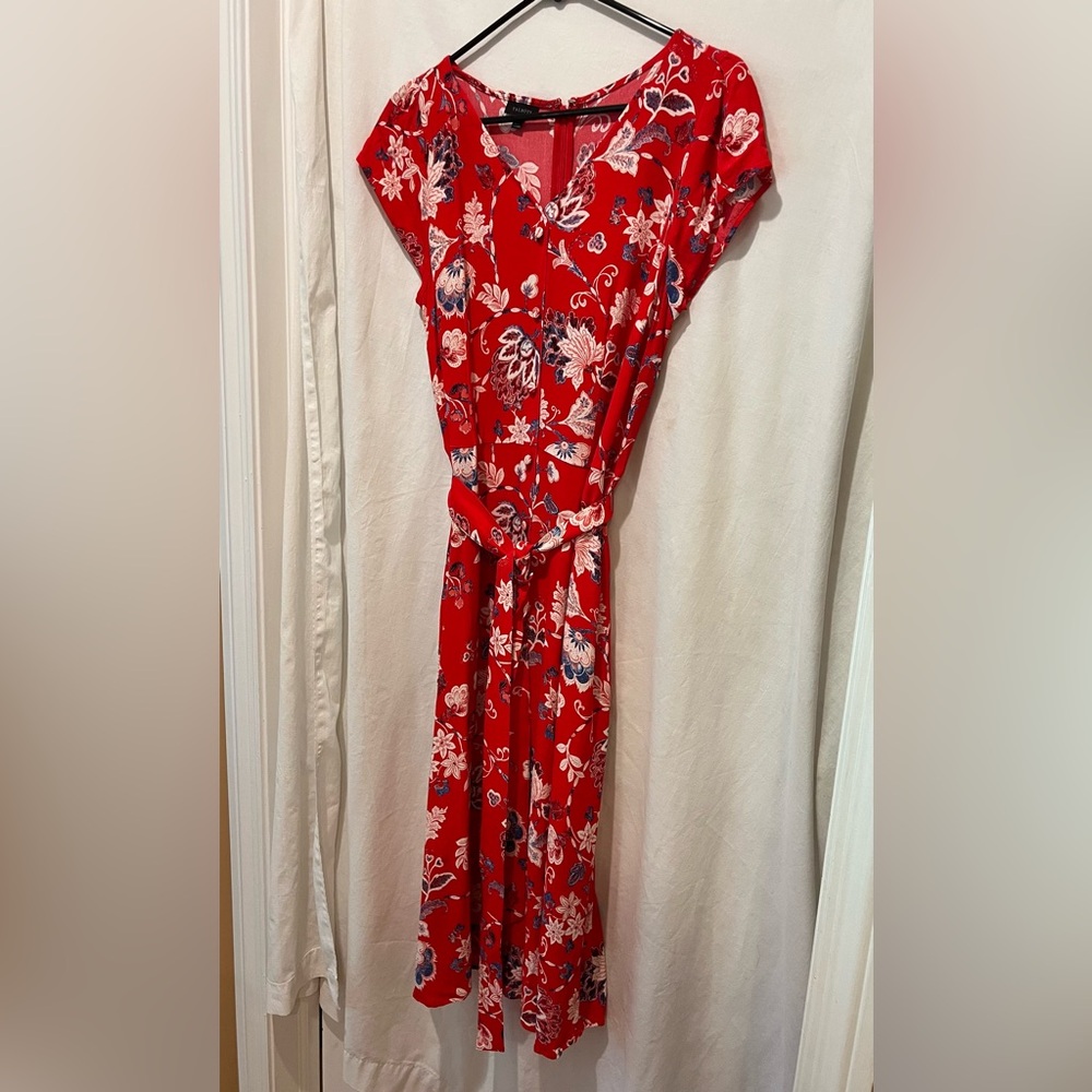 Talbots Floral Red Women's Dress